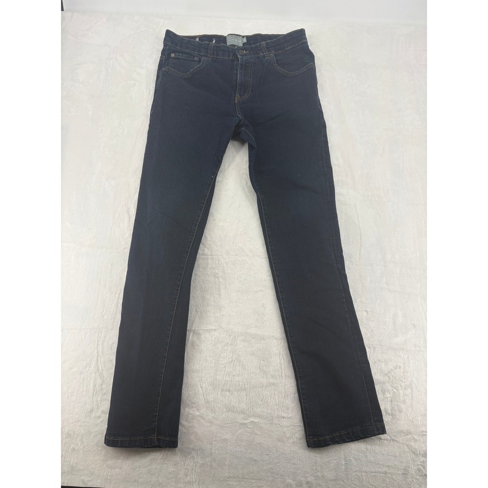 Lucky Brand Jeans Womens 20 Jeans Dark Wash Straight Leg Adjustable‎ Waist Denim
